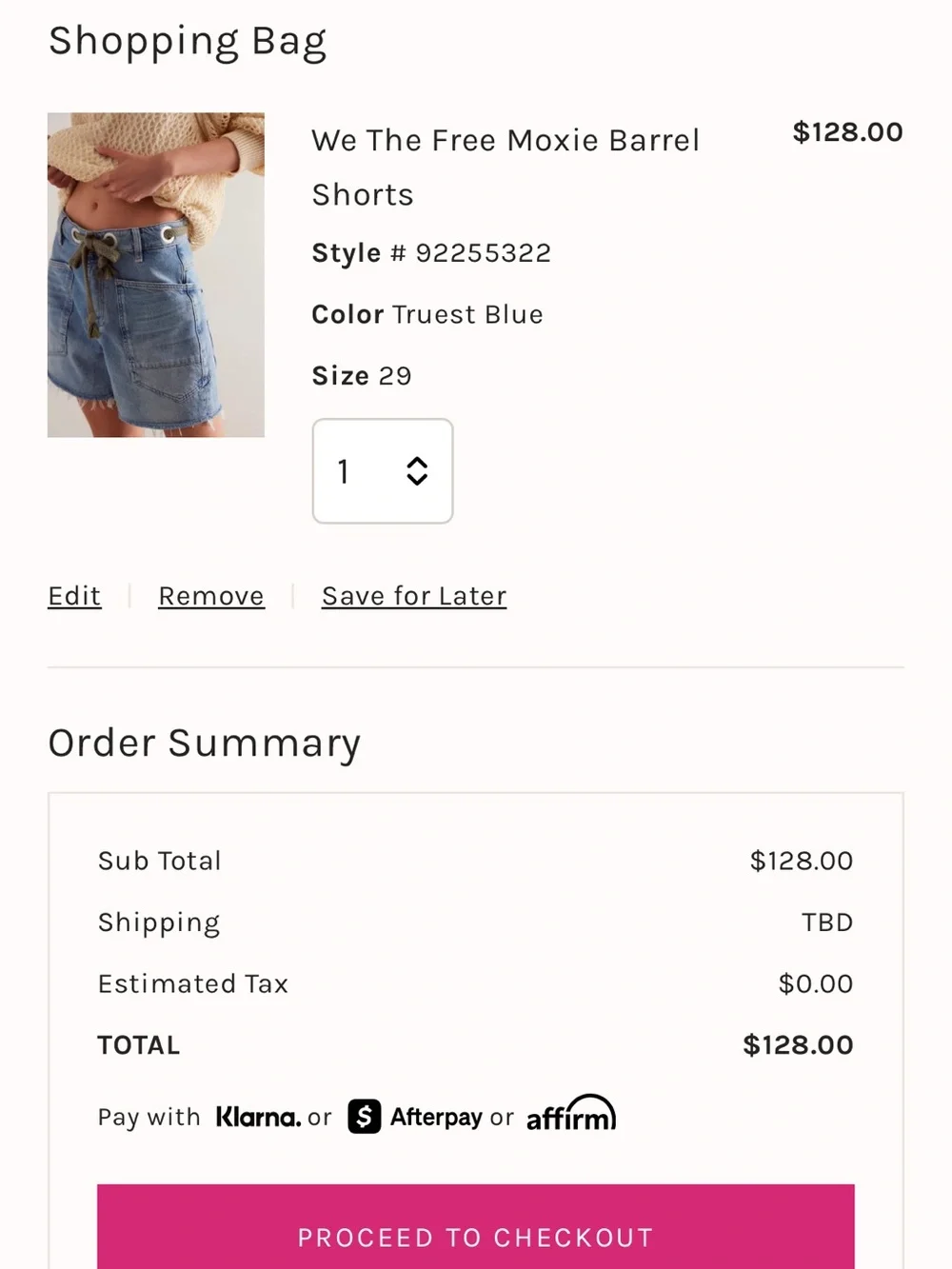 We The Free Moxie Barrel Shorts - Picture 3 of 6